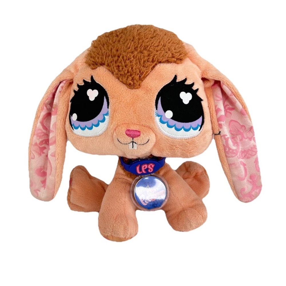 2007 Littlest Pet Shop VIP Wave 2 Bunny Rabbit Pink Lop Ear With Code (invalid)